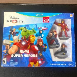 NEW - Disney Infinity Marvel Superheroes starter pack for WiiU - NRFB